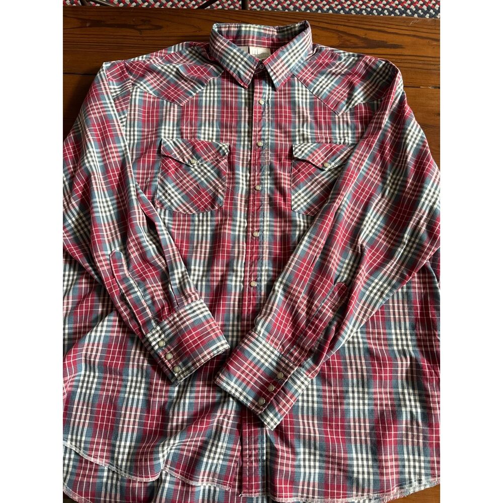 Men's Express Riders Long Sleeve Button Down Shirt Size XL